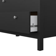 Madrid Chest 3 Drawers – Matt Black – image 10