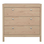 Madrid Chest 3 Drawers – Hickory Oak – image 2