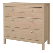 Madrid Chest 3 Drawers – Hickory Oak – image 3