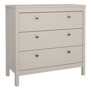 Madrid Chest 3 Drawers – Cashmere – image 1