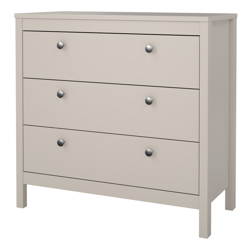 Madrid Chest 3 Drawers – Cashmere – image 3