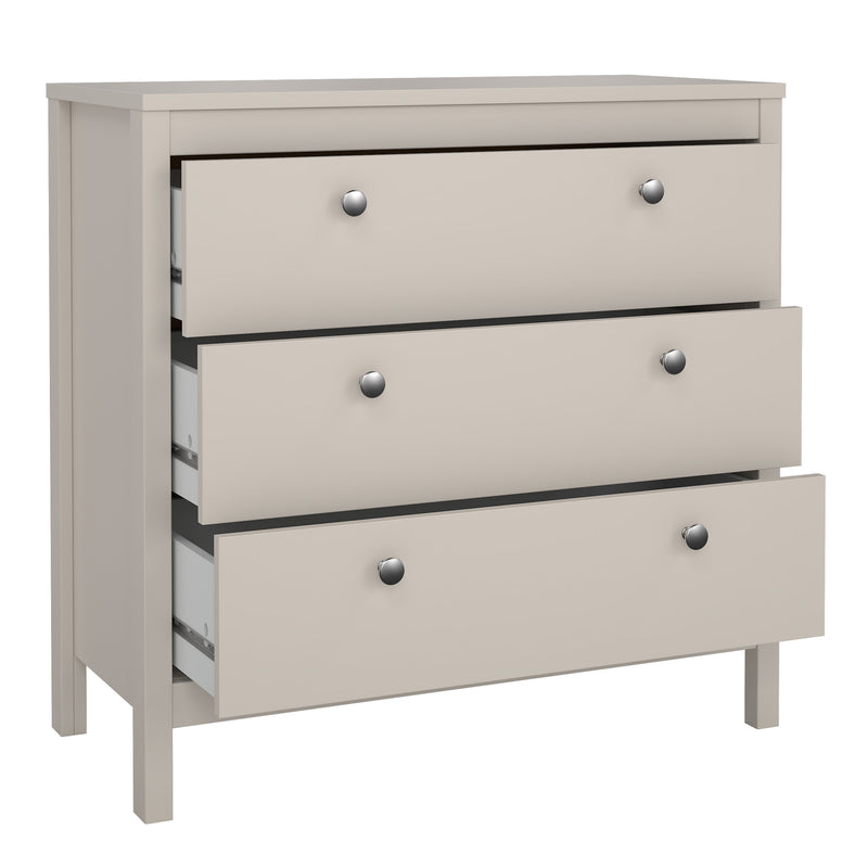 Madrid Chest 3 Drawers – Cashmere – image 5