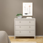 Madrid Chest 3 Drawers – Cashmere – image 6