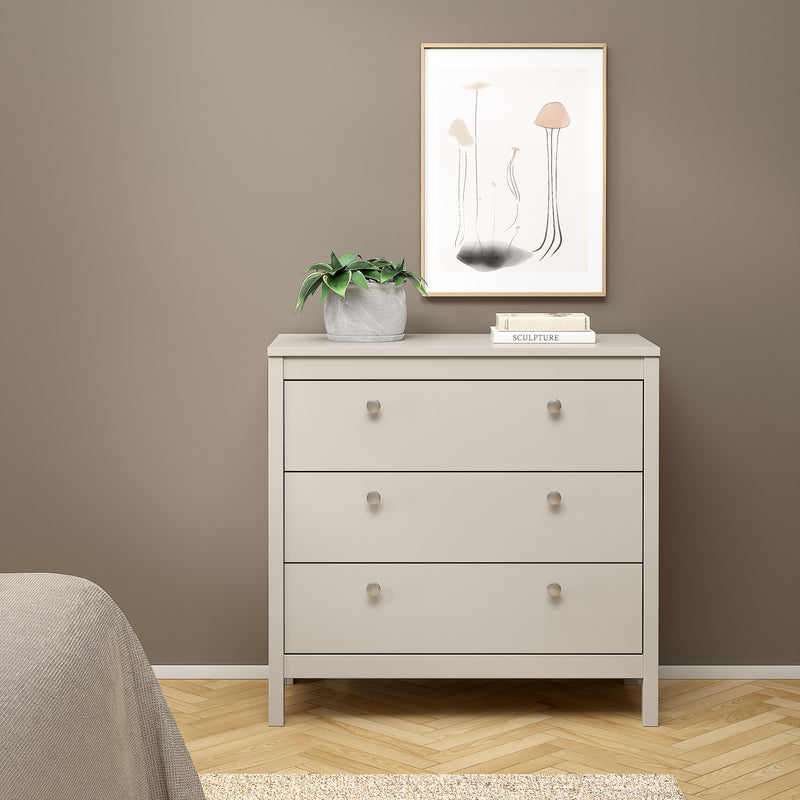 Madrid Chest 3 Drawers – Cashmere – image 6