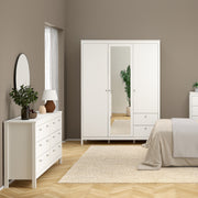 Madrid Double Dresser 4+4 Drawers – White – image 6