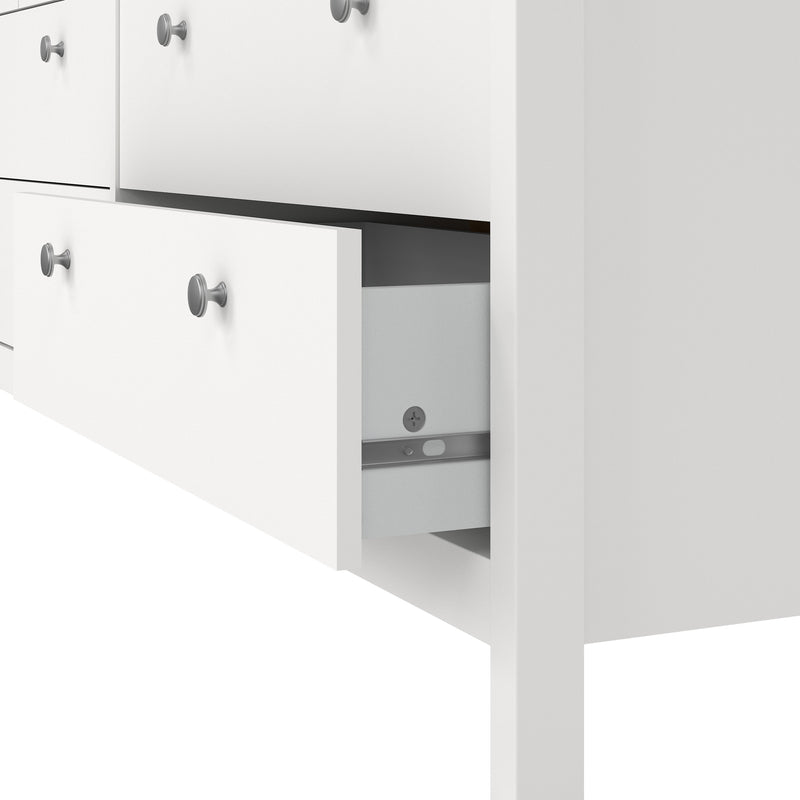 Madrid Double Dresser 4+4 Drawers – White – image 8