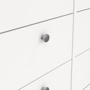 Madrid Double Dresser 4+4 Drawers – White – image 9
