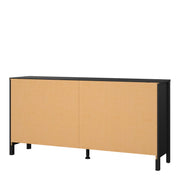 Madrid Double Dresser 4+4 Drawers – Matt Black – image 4