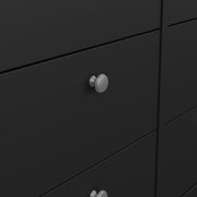Madrid Double Dresser 4+4 Drawers – Matt Black – image 8