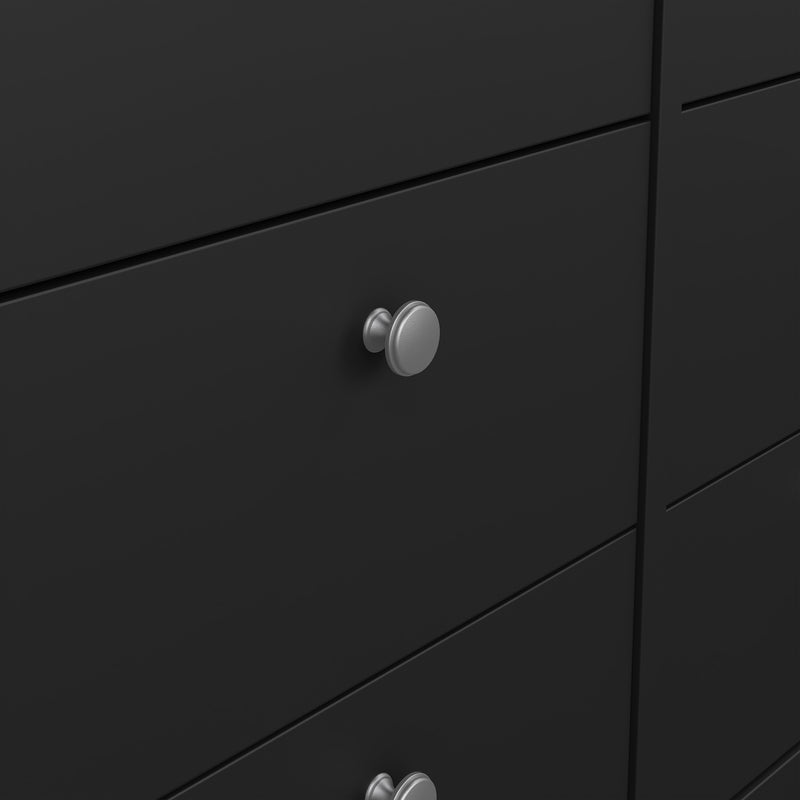 Madrid Double Dresser 4+4 Drawers – Matt Black – image 8
