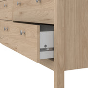 Madrid Double Dresser 4+4 Drawers – Hickory Oak – image 9