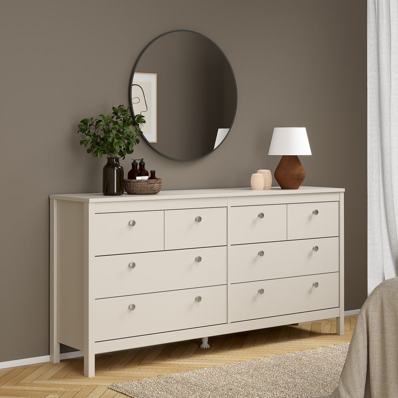 Madrid Double Dresser 4+4 Drawers – Cashmere – image 7