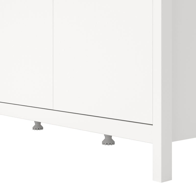 Madrid Wardrobe with 3 Doors in Jackson – White – image 9