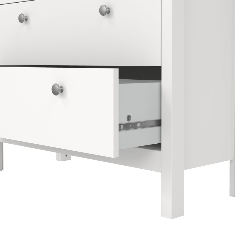 Madrid China Cabinet 2 Doors with + 3 Drawers in Jackson – White – image 9