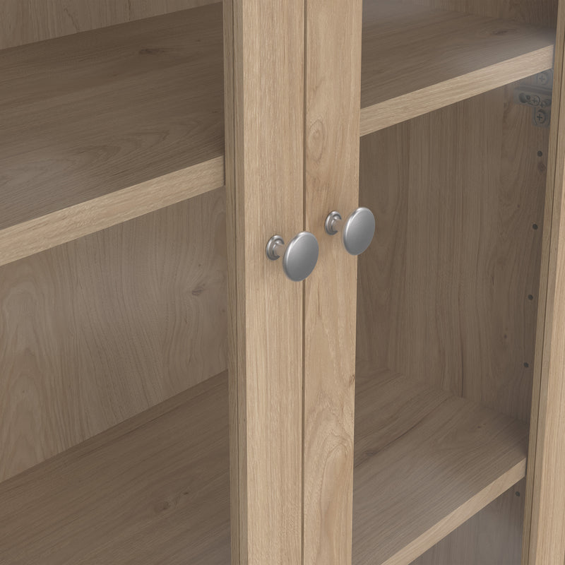 Madrid China Cabinet 2 Doors with + 3 Drawers in Jackson – Hickory Oak – image 9