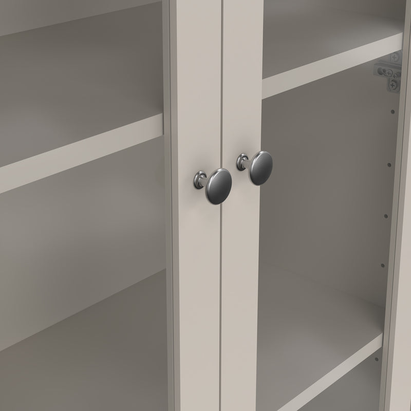 Madrid China Cabinet 2 Doors with + 3 Drawers in Jackson – Cashmere – image 7