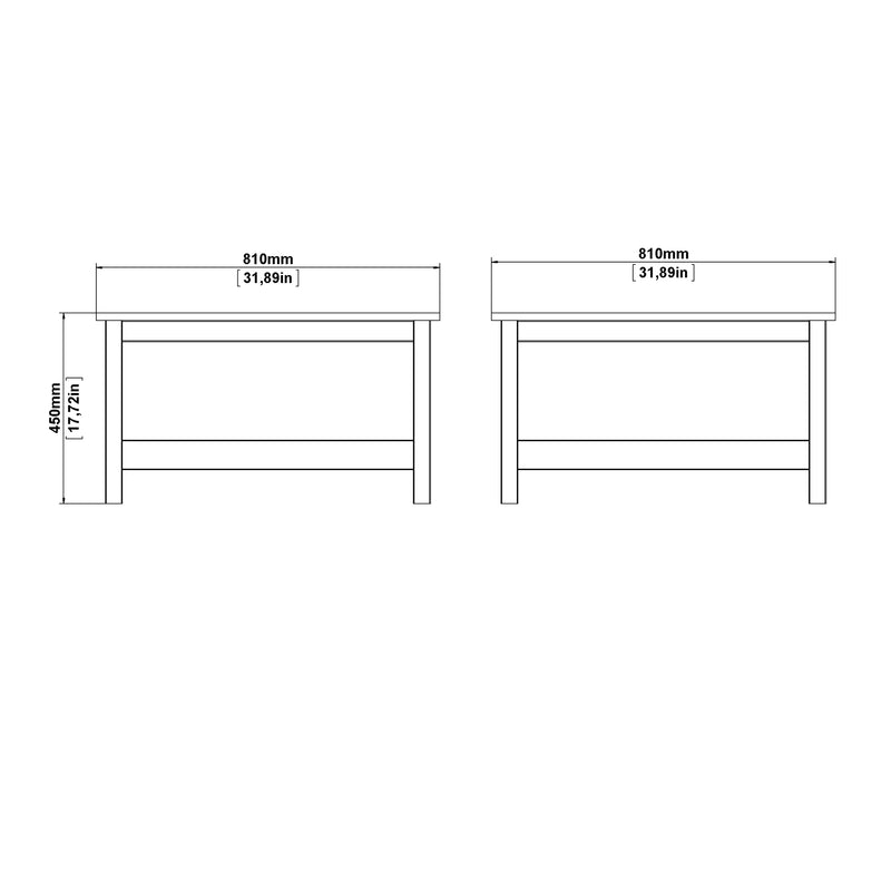 Madrid Coffee Table in Jackson – White – image 9
