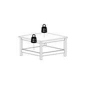 Madrid Coffee Table in Jackson – Matt Black – image 10