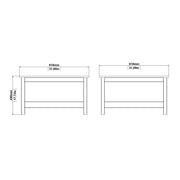 Madrid Coffee Table in Jackson – Hickory Oak – image 9
