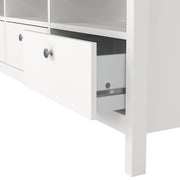 Madrid TV Unit 3 Drawers – White – image 9