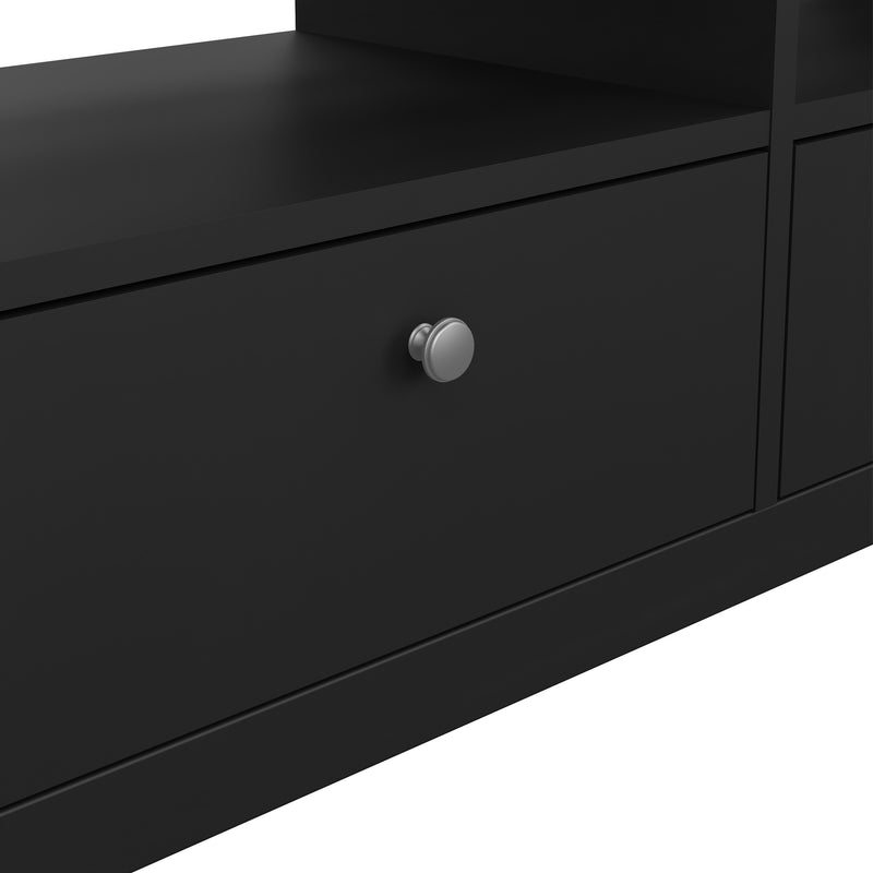 Madrid TV Unit 3 Drawers – Matt Black – image 8