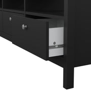 Madrid TV Unit 3 Drawers – Matt Black – image 9