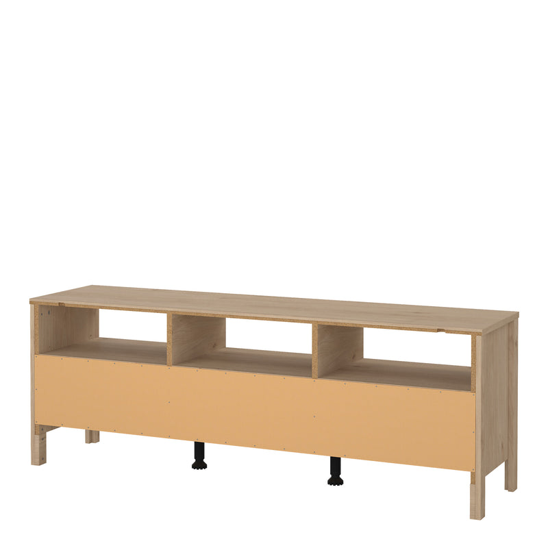 Madrid TV Unit 3 Drawers – Hickory Oak – image 4