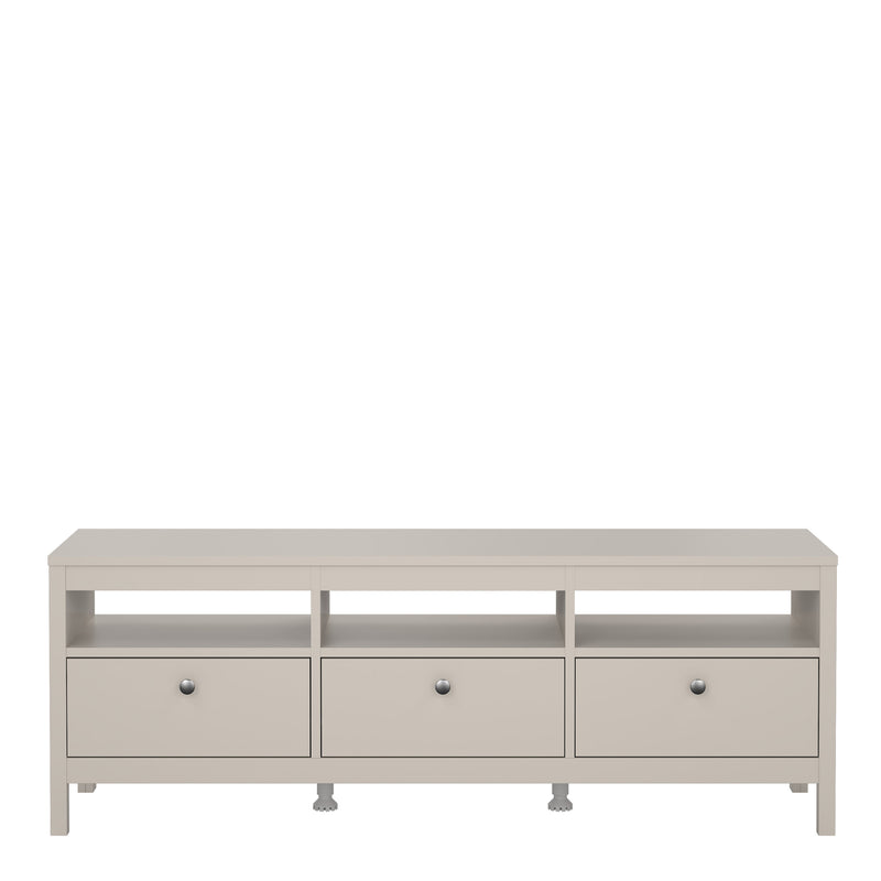 Madrid TV Unit 3 Drawers – Cashmere – image 2