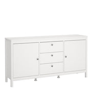 Madrid Sideboard 2 Doors 3 Drawers – White – image 1