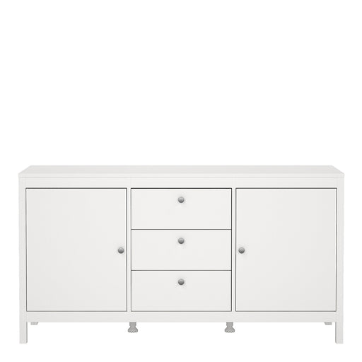 Madrid Sideboard 2 Doors 3 Drawers – White – image 2