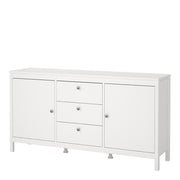 Madrid Sideboard 2 Doors 3 Drawers – White – image 3