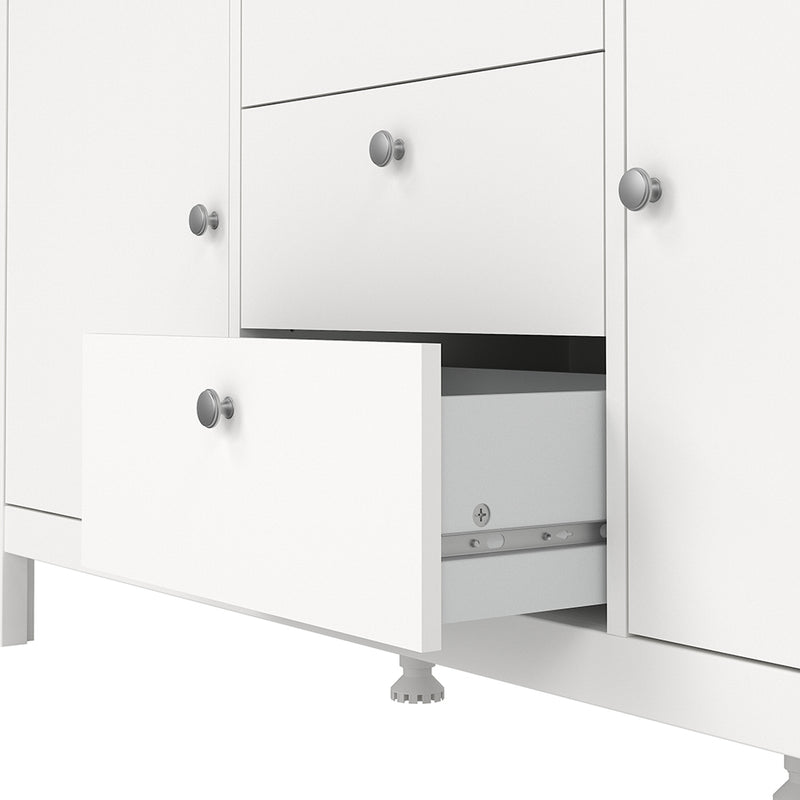 Madrid Sideboard 2 Doors 3 Drawers – White – image 8