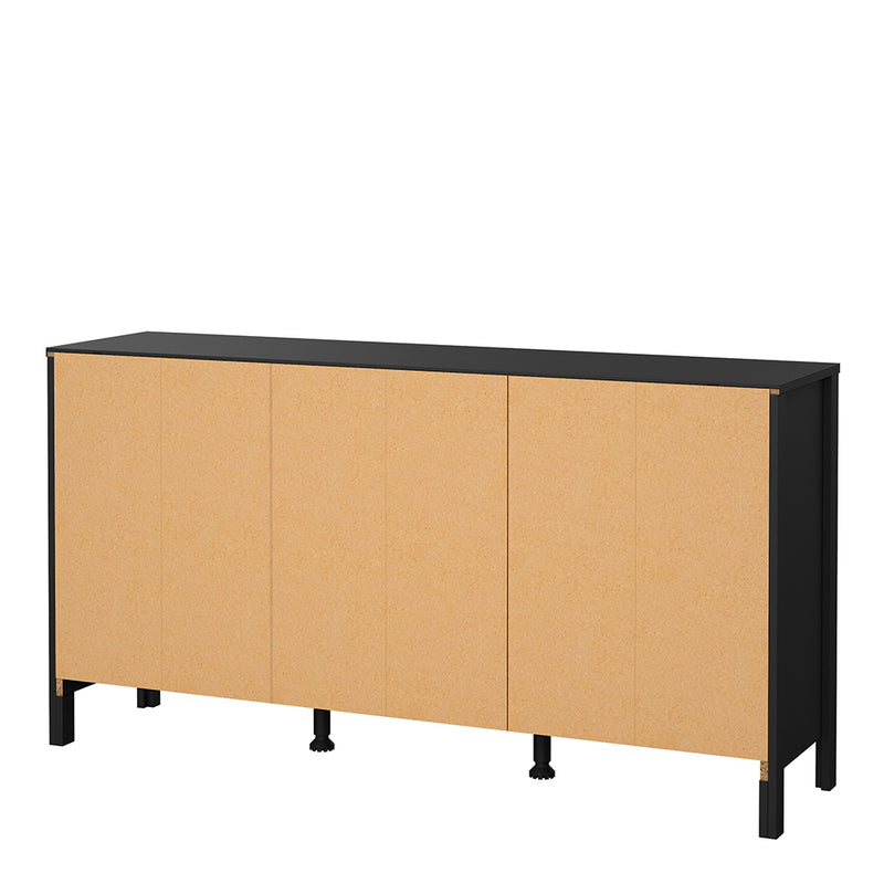 Madrid Sideboard 2 Doors 3 Drawers – Matt Black – image 4