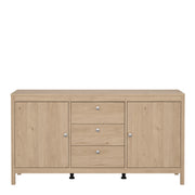 Madrid Sideboard 2 Doors + 3 Drawers – Hickory Oak – image 2