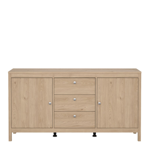Madrid Sideboard 2 Doors + 3 Drawers – Hickory Oak – image 2