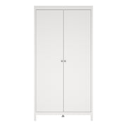 Madrid Wardrobe with 2 Doors – White – image 2