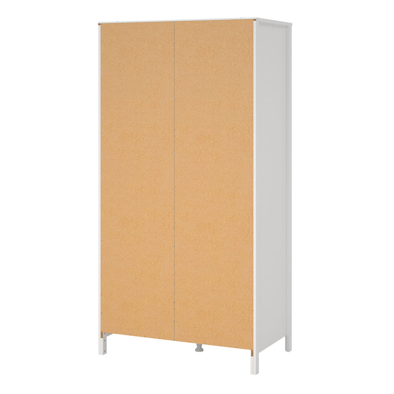 Madrid Wardrobe with 2 Doors – White – image 4