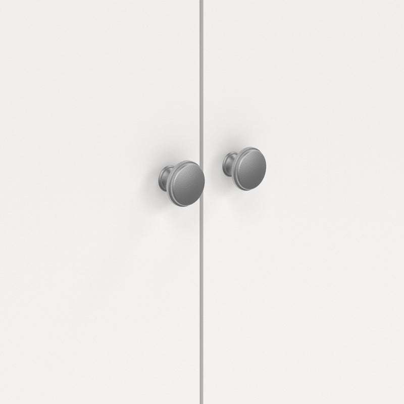 Madrid Wardrobe with 2 Doors – White – image 7