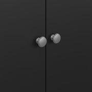 Madrid Wardrobe with 2 Doors – Matt Black – image 7