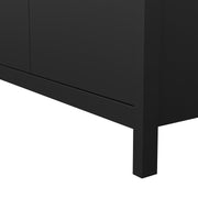 Madrid Wardrobe with 2 Doors – Matt Black – image 8