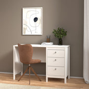 Madrid Desk 3 Drawers in Jackson – White – image 7