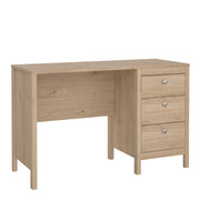 Madrid Desk 3 Drawers in Jackson – Hickory Oak – image 1