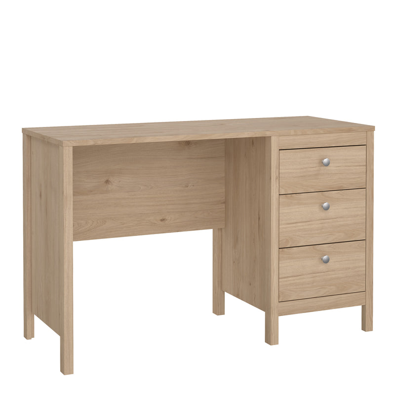 Madrid Desk 3 Drawers in Jackson – Hickory Oak – image 1