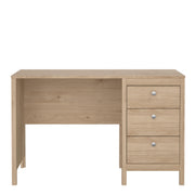 Madrid Desk 3 Drawers in Jackson – Hickory Oak – image 2