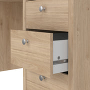 Madrid Desk 3 Drawers in Jackson – Hickory Oak – image 9