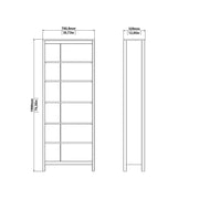 Madrid Bookcase – White – image 9