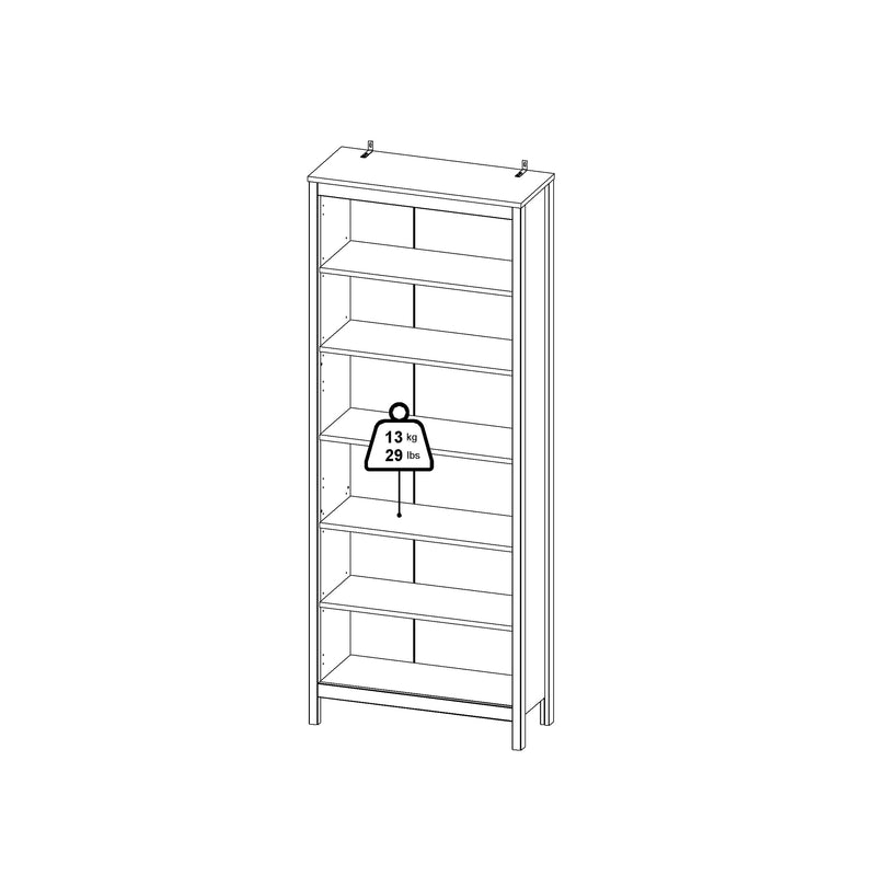 Madrid Bookcase – Hickory Oak – image 11