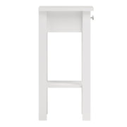 Madrid Bedside Table with 1 Drawer – White – image 4
