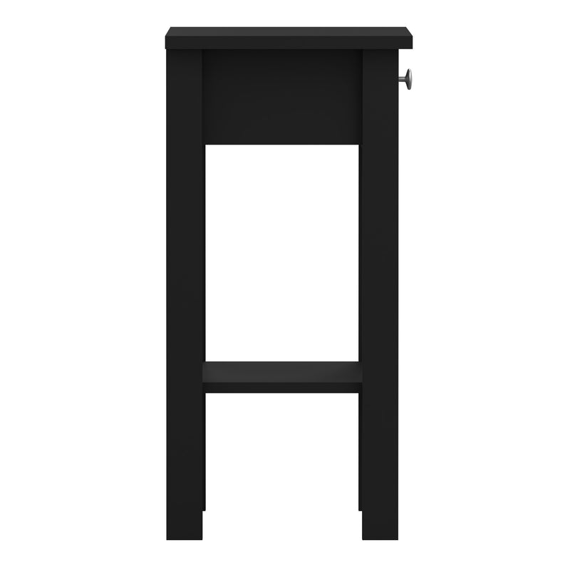 Madrid Bedside Table with 1 Drawer – Matt Black – image 4