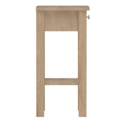 Madrid Bedside Table with 1 Drawer – Hickory Oak – image 4